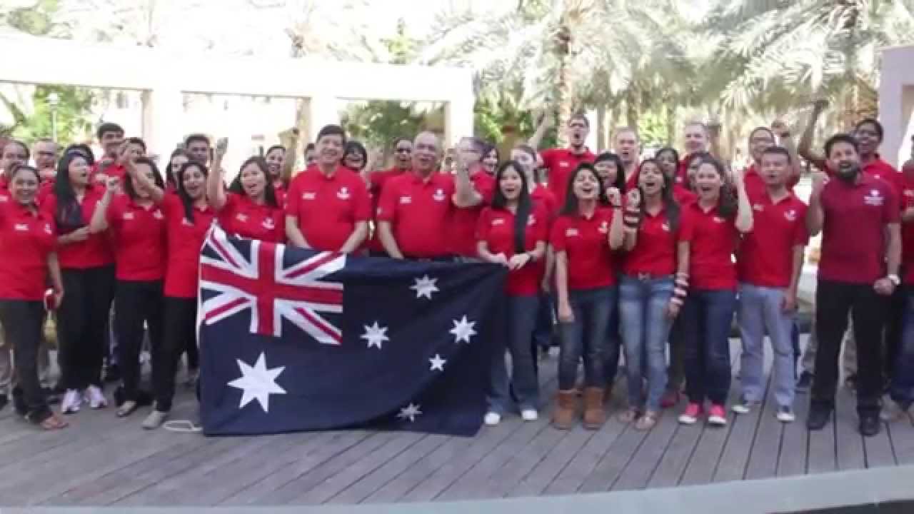 Aussie Aussie Aussie.. Oi Oi Oi..!