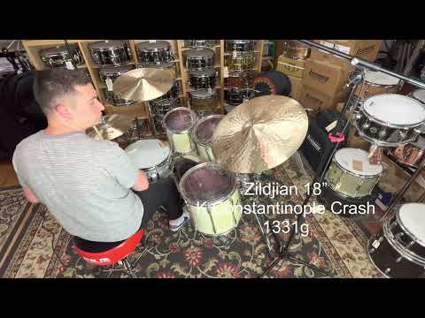 Demo of Exact Cymbal: Zildjian 18" K Constantinople Crash Cymbal, 1331g