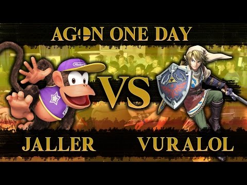 AGON One Day - Vuralol (Link) vs Jaller (Diddy Kong) - Losers Round 7 - Smash 4