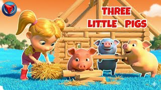 Three Little Pigs | Nursery Rhymes & Kids Songs #cartoon #ai #trending
