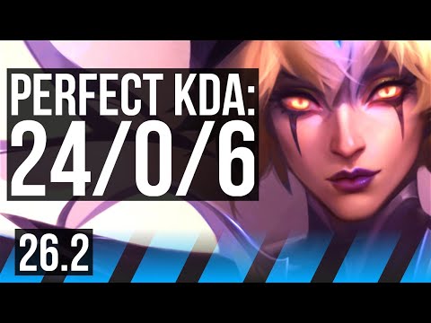 LEBLANC vs LUX (MID) | Perfect KDA: 24/0/6, 45K damage | EUW Grandmaster | 26.2