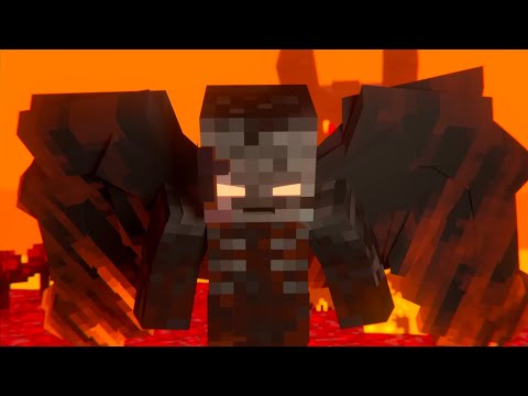 MINECRAFT ANIMATION WITHER KING PART 3 || NEW MINECRAFT ANIMATION TRAILER DYNORO-ROCKSTAR SONG
