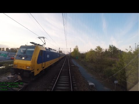 Trein Cabinerit / Hoofddorp – Schiphol – Amsterdam / SLT Sprinter / April 2017