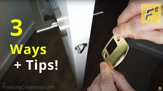 Door locked from inside how to unlock - How to open a locked door without a key