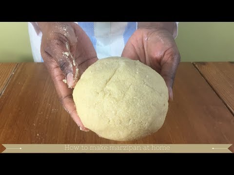 How to make marzipan : Marzipan ingredients : Almond paste recipe