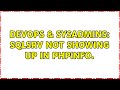 DevOps SysAdmins Sqlsrv Not Showing Up In Phpinfo