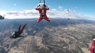 Wings Of Blue Santa Jump