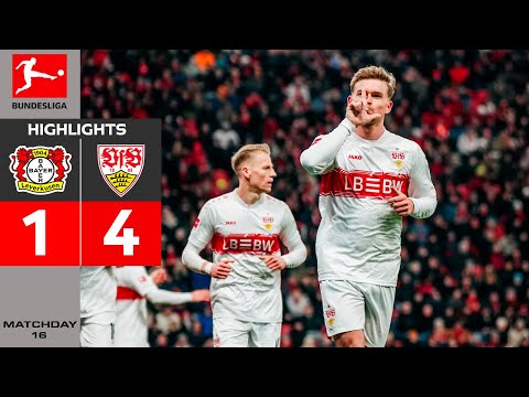 Bayer 04 Leverkusen - VfB Stuttgart | 1:4 | Highlights | Bundesliga, Matchday 16, 2025/26