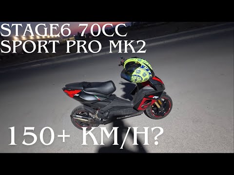 Stage6 Sport Pro MK2 ported Aprilia SR50R Euro4 70cc Midrace