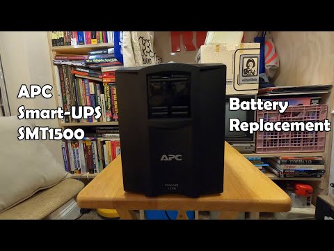 Replacing Batteries in an APC Smart-UPS SMT1500