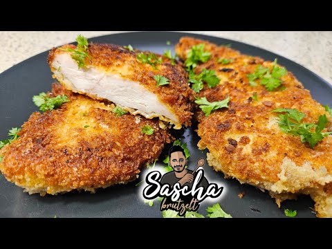 DIE zartesten Hähnchenschnitzel | Sascha brutzelt
