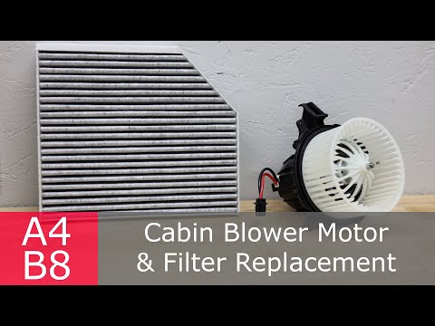 Cabin blower motor & filter | Dealer? Or DIY! | Audi A4 B8