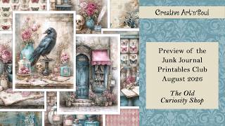 The Junk Journal Printables Club Preview: The Old Curiosity Shop