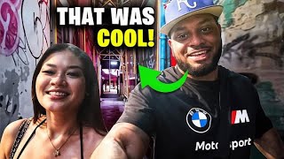 Thai girl shows me secret place