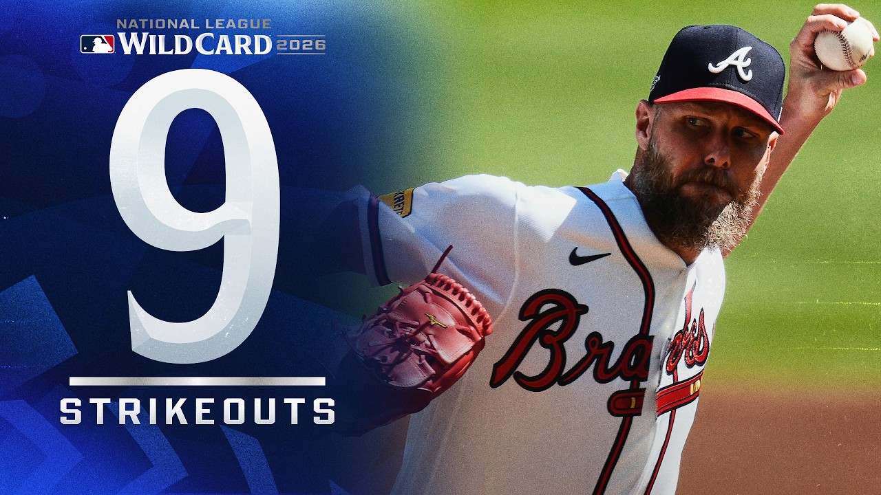Chris Sale SHINES with a Postseason CAREER-HIGH 9 K's for the Braves in NL Wild Card Game 1! 🔥
