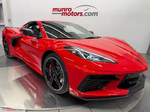 2023 Chevrolet Corvette Stingray Coupe 1LT in Red for sale at Munro Motors in Brantford, ON