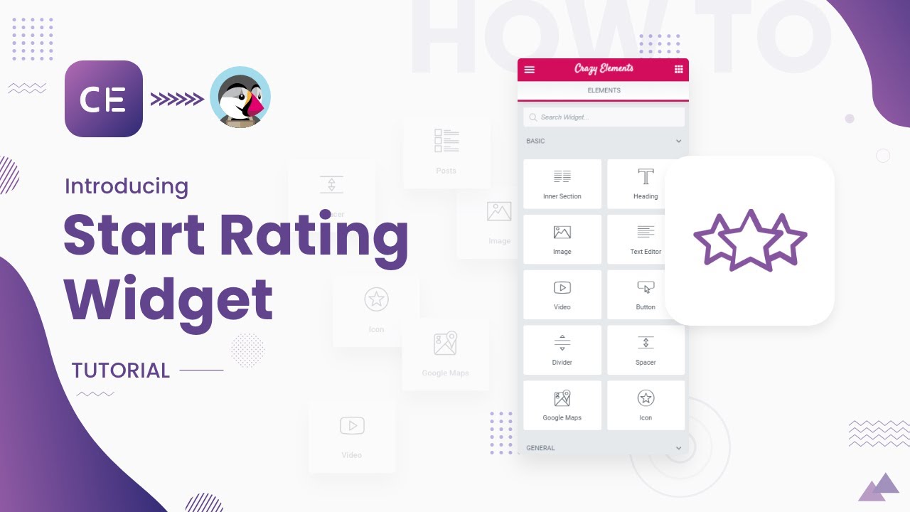 How To Use Star Rating Widget Using Crazy Elements | PrestaShop | Elementor Based Page Builder