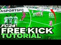 How to SCORE Free Kicks in FC 24 - The 'Easy' Way 👀