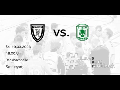 Heimspiel aus der Rankbachhalle:  Herren 1 gegen TSV Asperg (18:00)