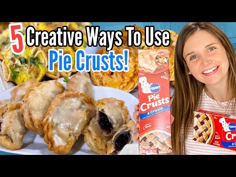 5 AMAZING Ways to Use Refrigerated PIE CRUSTS | Tasty PILLSBURY Pie Dough Recipes | Julia Pacheco
