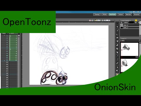 OpenToonz: Onion Skin