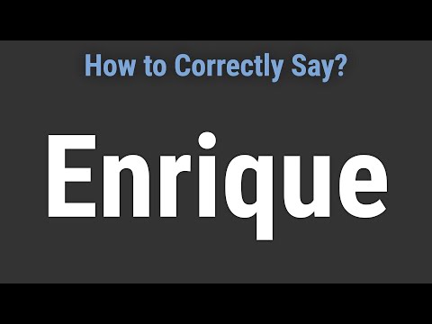 How to Pronounce Name Enrique (Correctly!)