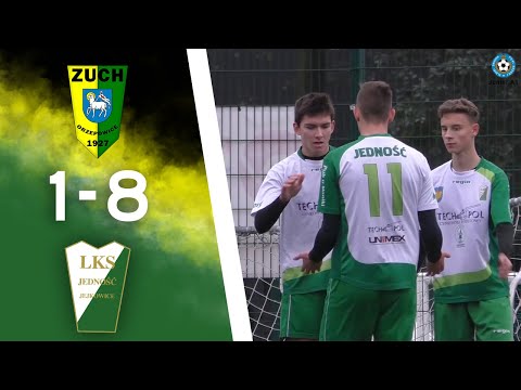 Junior A1: TKKF Zuch Orzepowice - LKS Jedność Jejkowice 1:8 - skrót meczu, bramki - 18.10.2020