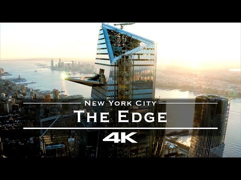 The Edge - Hudson Yards - New York City, USA 🇺🇸 - by drone [4K]