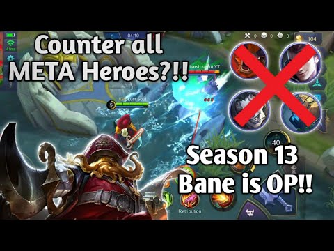 COUNTER THESE META HEROES WITH THE NEW BANE!! Mobile Legends Bang Bang