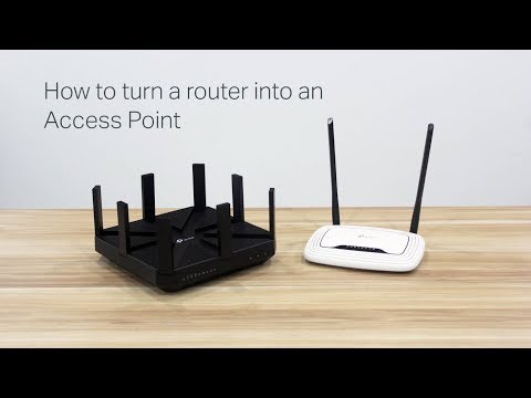 How to turn a router into an access point