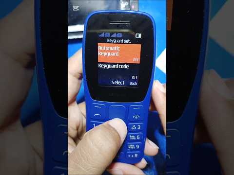 Nokia keypad lock setting  Settings How to change Nokia 105 💯#mobilelegends #youtubeshorts ✅🔥