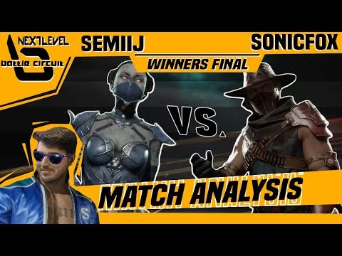 MK11 Match Analysis: NLBC Summit of Time Qualifier WINNERS FINAL - Semiij vs. SonicFox
