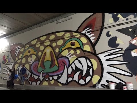 Firenze, una galleria di street art nel tunnel della tramvia