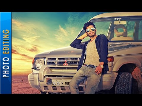 Neon Glow Effect Portrait Photoshop Tutorial