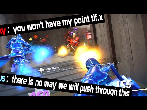 The Heavy VS The Stacked Team (Very Tough Game) - TF2 Gameplay