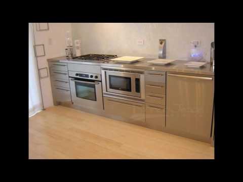 Stainless steel cabinets kitchen