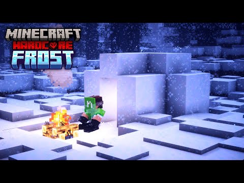 Surviving in a Frozen Wasteland in Minecraft Hardcore