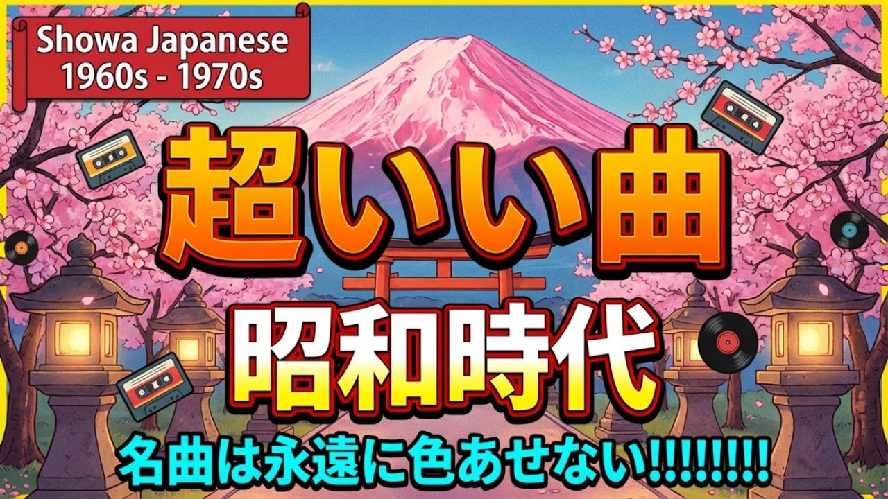 📀 昭和の名曲 歌謡曲メドレー｜60〜80年代ヒット曲 🎶🌸💖 涙が出るほど懐かしい昭和ソング