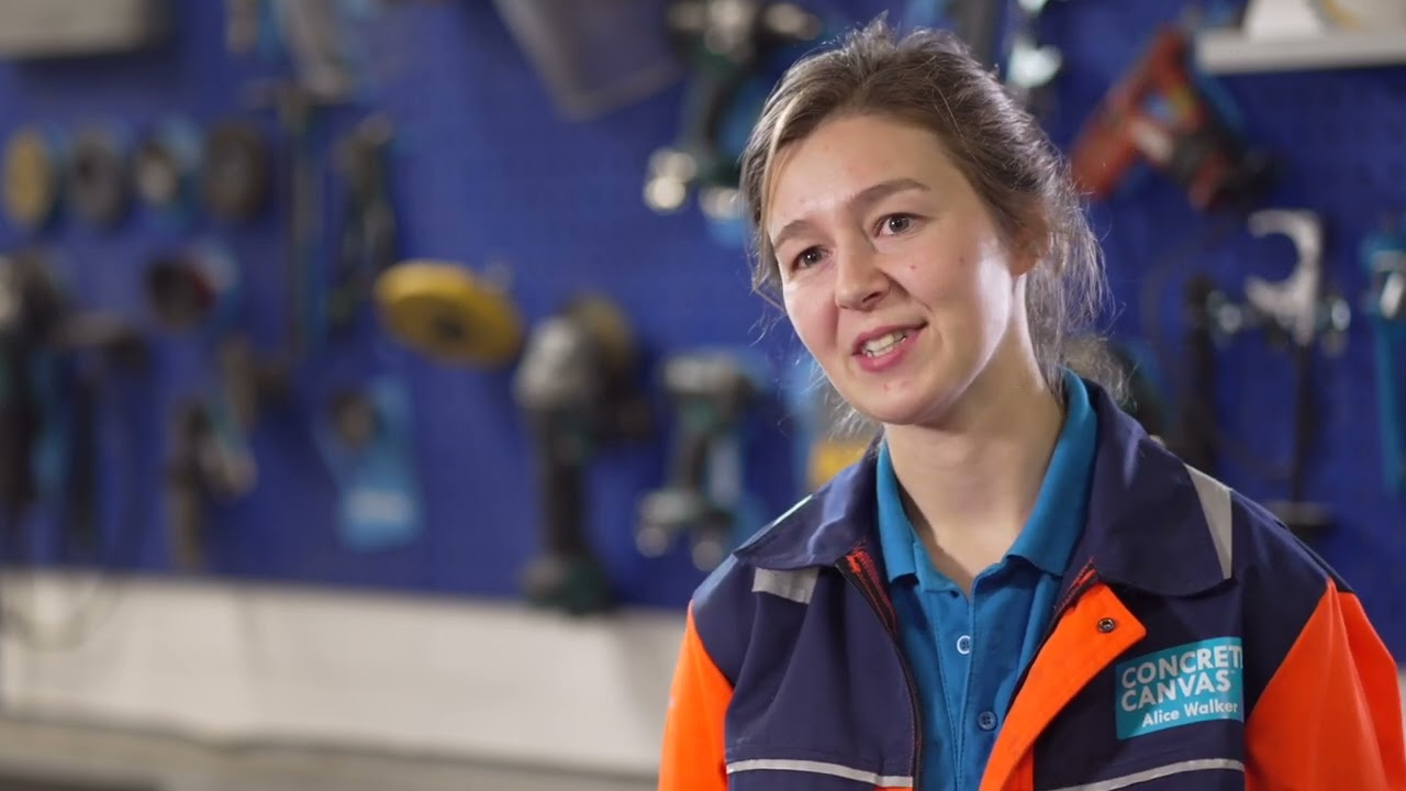 Concrete Canvas: bridge building - Alice - design engineer