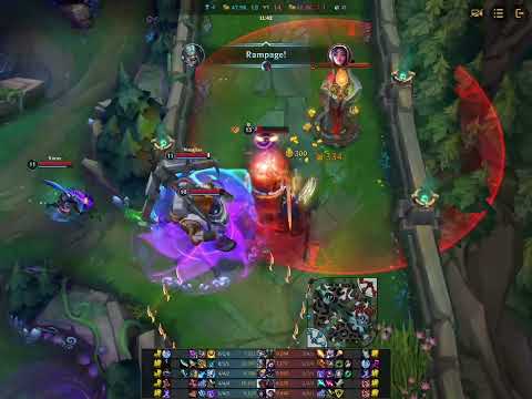 Rank 7 Tryndamere: Saving Ahri, Chasing Irelia, Yuumi Dive