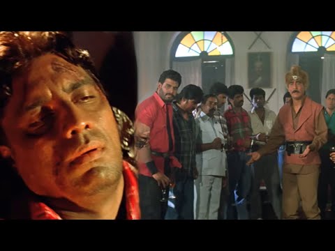 छोटे भाई की मौत का लगा कात्या को सदमा | Movie Name : Ghatak (1996) | Action Movie Scene