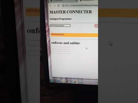 Focus Blur Event Javascript Javascript Tutorial