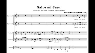 Danielis, Daniel (1635-1696) Salve mi Jesu, à deux voix avec deux violons & basse-continue