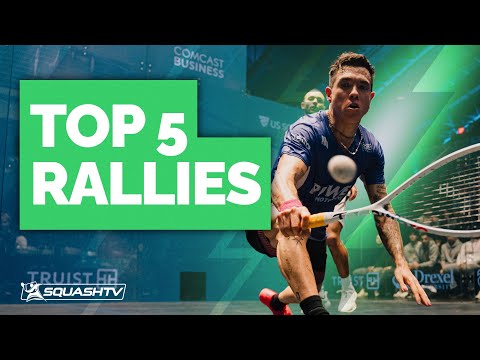 U.S. Open 2023 - Top 5 Rallies