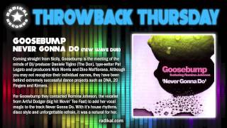 Goosebump - Never Gonna Do (New Wave Dub) 2001 - RADIKAL RECORDS THROWBACK THURSDAY
