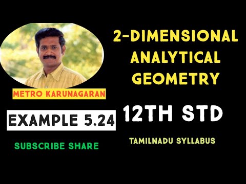 12th Std Maths Ex 5.2(Example 5.24) Find Equation of the hyperbola with vertices (0,+-4) and foci (
