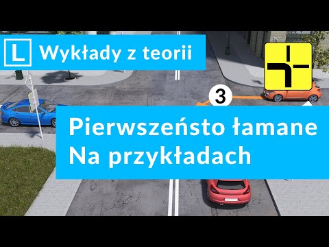#17 Pierwszeństwo łaman na przykładach. Wykłady teoretyczne na prawo jazdy