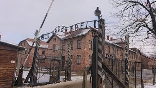 4K Obóz koncentracyjny w Oświęcimiu1/2. Concentration camp in Auschwitz - sightseeing.