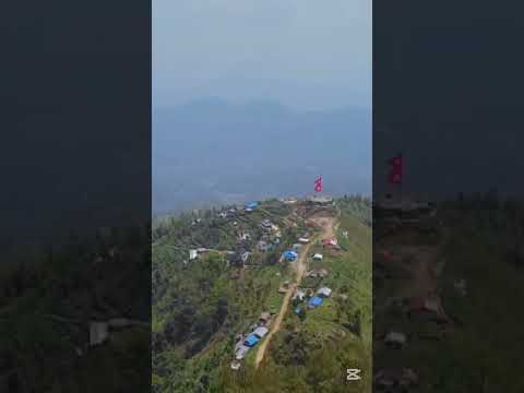 Lig-lig Kot Palungtar 🇳🇵 drone view #gorkha #palungtar #viralshorts
