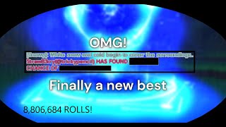 I FINALLY GOT A NEW BEST..... | Sol's RNG EON1 8.8M+ rolls